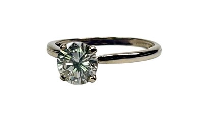 Lot 22 - Solitaire Diamond Ring.