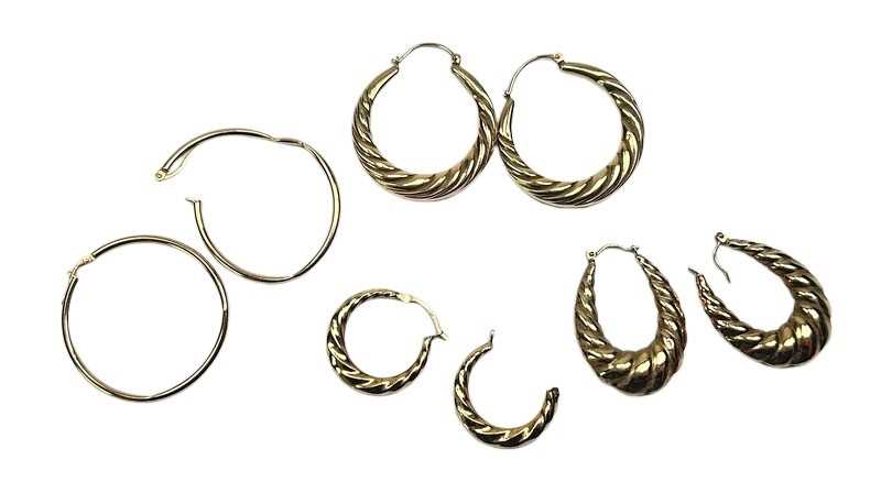 Lot 83 - Four Pairs of Earrings.