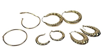 Lot 83 - Four Pairs of Earrings.
