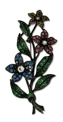 Lot 288 - Silver Paste Brooch.