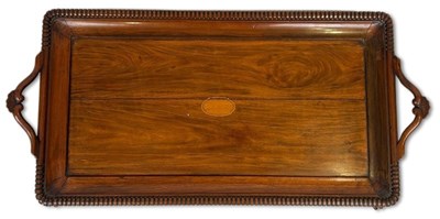 Lot 141 - Victorian Mahogany Serving Tray Table.