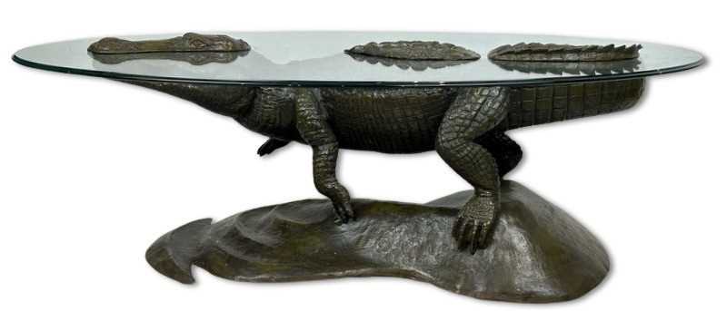Lot 143 - Mark Stoddart b.1960, ‘AI' (Alligator) Coffee Table.