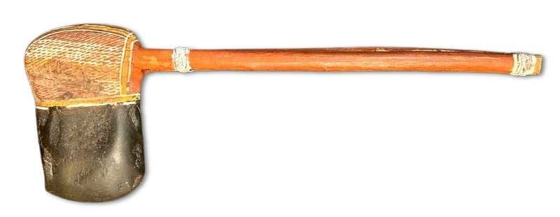 Lot 109 - Aboriginal Decorated and Hafted Axe North East Arnhem Land 1962.