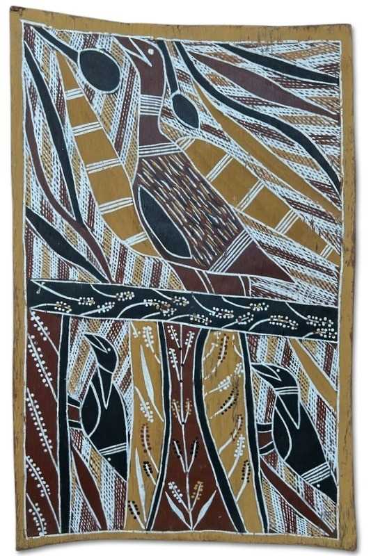 Lot 164 - Norman Mangawila c.1933-1991, Bark painting.