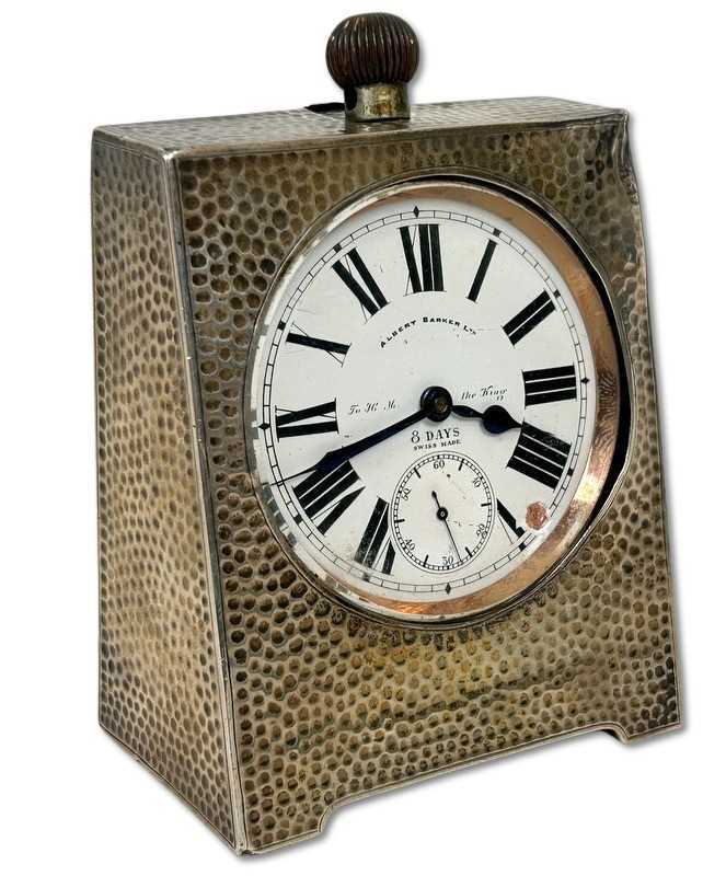 Lot 158 - Sterling Silver Cased, Pocket Watch Desk Clock.