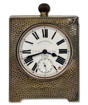 Lot 158 - Sterling Silver Cased, Pocket Watch Desk Clock.
