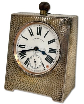 Lot 158 - Sterling Silver Cased, Pocket Watch Desk Clock.