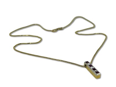 Lot 358 - Yellow Gold Pendant and Chain.