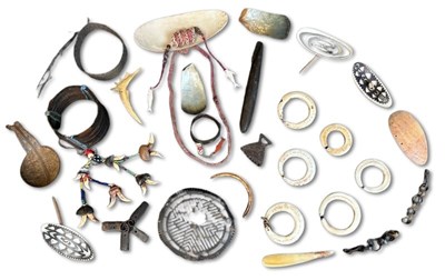 Lot 111 - Collection of Melanesian Ornaments and Ceremonial Adornments.