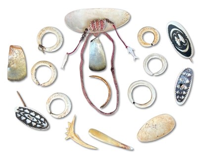 Lot 111 - Collection of Melanesian Ornaments and Ceremonial Adornments.