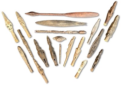 Lot 122 - Collection of Wooden Papua New Guinea Objects.