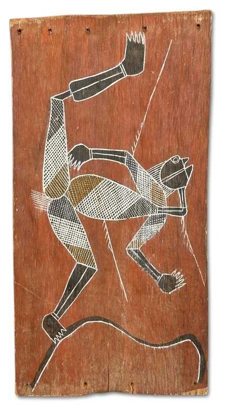 Lot 151 - Att: Bobby Ngainjmirra, Aboriginal Bark Painting.