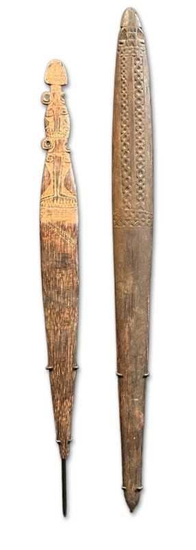 Lot 114 - Papua New Guinea Pair of Astrolab Bay Bullroarers.