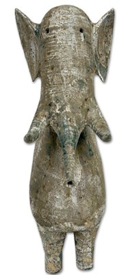 Lot 173 - Iris Galbraith (Australia c.1970's) Stoneware Elephant.