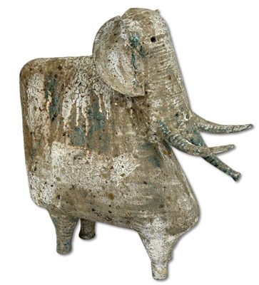 Lot 173 - Iris Galbraith (Australia c.1970's) Stoneware Elephant.