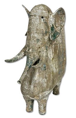 Lot 173 - Iris Galbraith (Australia c.1970's) Stoneware Elephant.
