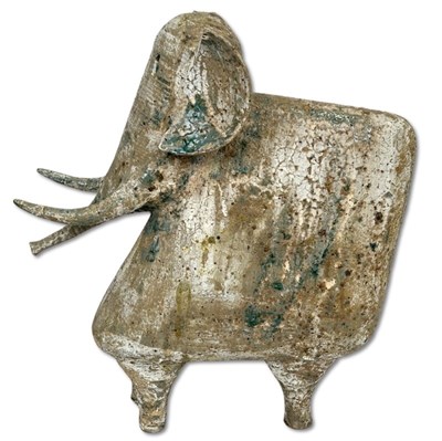 Lot 173 - Iris Galbraith (Australia c.1970's) Stoneware Elephant.