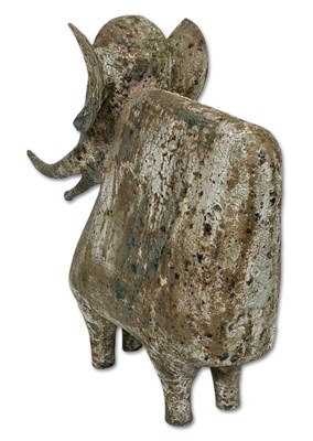 Lot 173 - Iris Galbraith (Australia c.1970's) Stoneware Elephant.