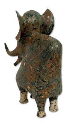 Lot 170 - Iris Galbraith (Australia c.1970's) Stoneware Elephant.