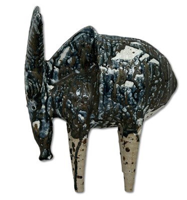 Lot 168 - Iris Galbraith (Australia c.1970's) Stoneware Antelope.