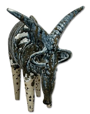 Lot 168 - Iris Galbraith (Australia c.1970's) Stoneware Antelope.