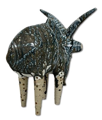 Lot 168 - Iris Galbraith (Australia c.1970's) Stoneware Antelope.