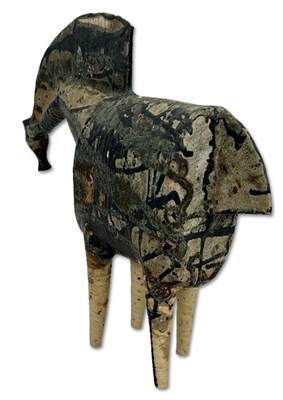 Lot 171 - Iris Galbraith (Australia c.1970's) Stoneware Horse.