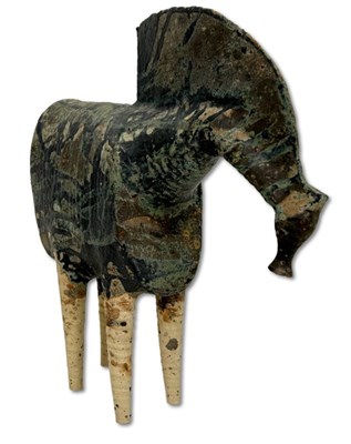 Lot 171 - Iris Galbraith (Australia c.1970's) Stoneware Horse.