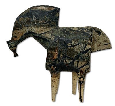 Lot 171 - Iris Galbraith (Australia c.1970's) Stoneware Horse.
