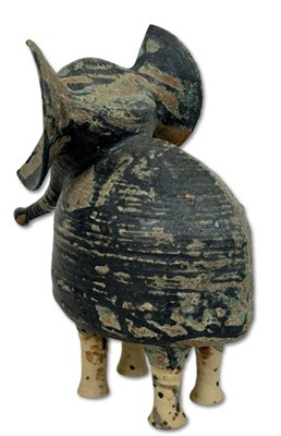Lot 165 - Iris Galbraith (Australia c.1970's) Stoneware Elephant.