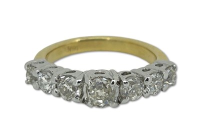 Lot 252 - Old European Cut Diamond Eternity Ring.