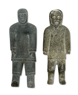 Lot 103 - Inuit Hunter Figures, 2pcs.