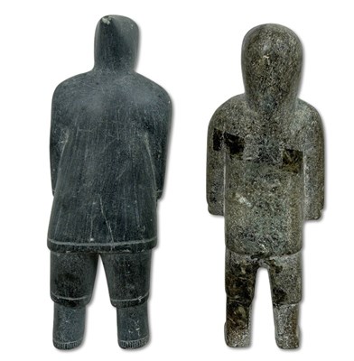 Lot 103 - Inuit Hunter Figures, 2pcs.