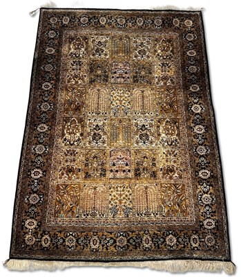 Lot 94 - Indian Kashmiri Silk Rug, 104 x 157 cm.