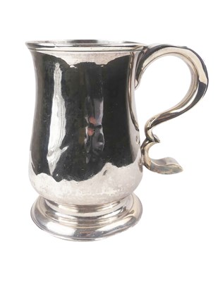 Lot 317 - George III Large Tankard.