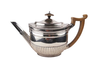 Lot 330 - George III Sterling Silver Teapot.