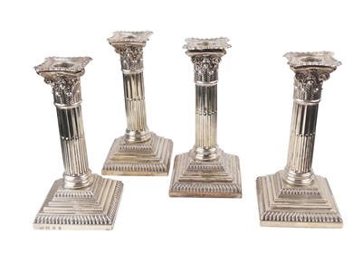 Lot 329 - Four Sandlesticks Set.