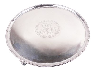 Lot 314 - Circular Salver.