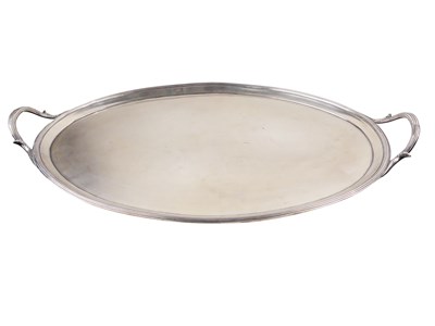 Lot 326 - Large Georgian Irish Sterling Silver Salver.
