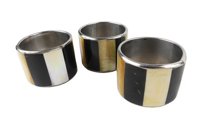 Lot 322 - Three Napkin Rings.