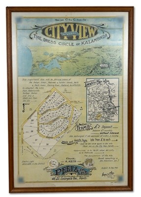 Lot 191 - Kalamunda Peet & Co Advertising Real Estate Map.