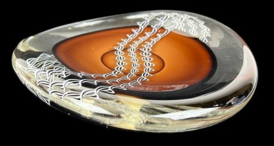 Lot 150 - Peter Bowles Studio Glass Bowl.