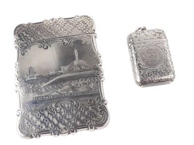 Lot 339 - Victorian Card Case and Vespa Case.