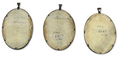 Lot 181 - Group of Indian Painted Miniatures, 3pcs.