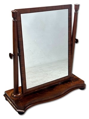 Lot 125 - Victorian Mahogany Dressing Table Mirror.