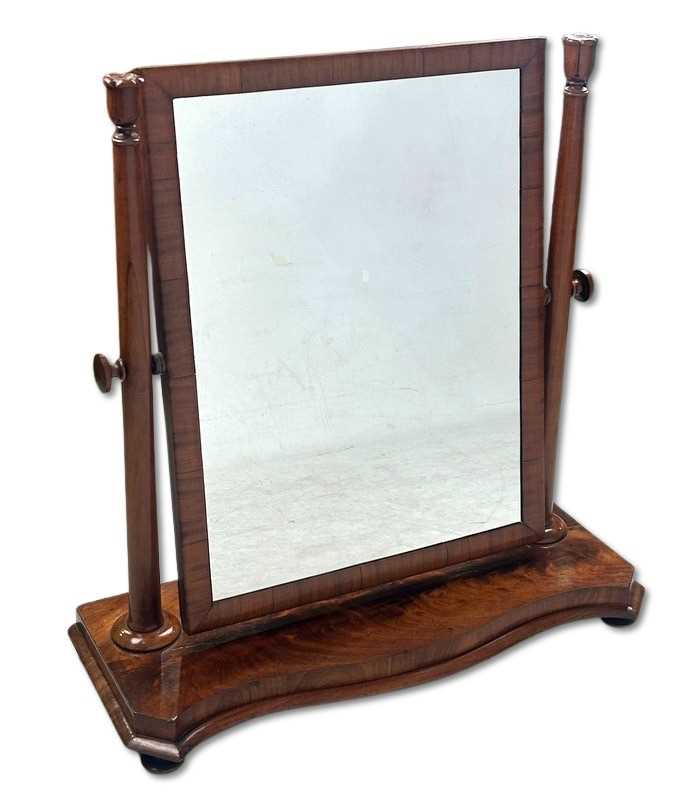 Lot 125 - Victorian Mahogany Dressing Table Mirror.
