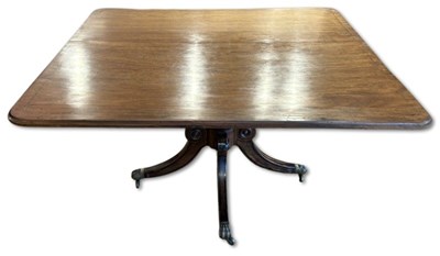 Lot 129 - Victorian Mahogany Tilt Top Table.
