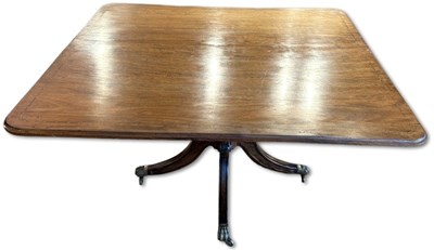 Lot 129 - Victorian Mahogany Tilt Top Table.