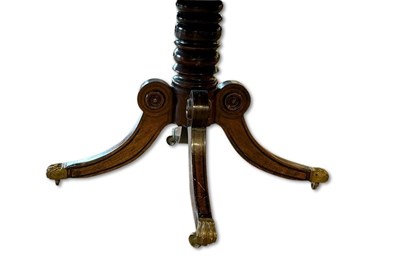 Lot 129 - Victorian Mahogany Tilt Top Table.