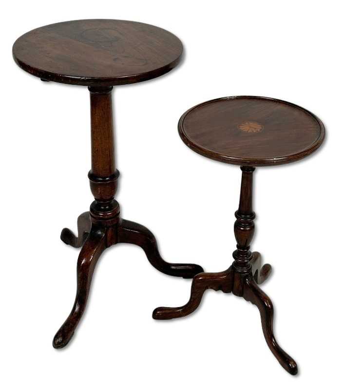 Lot 117 - Two Circular Top Wine Tables.